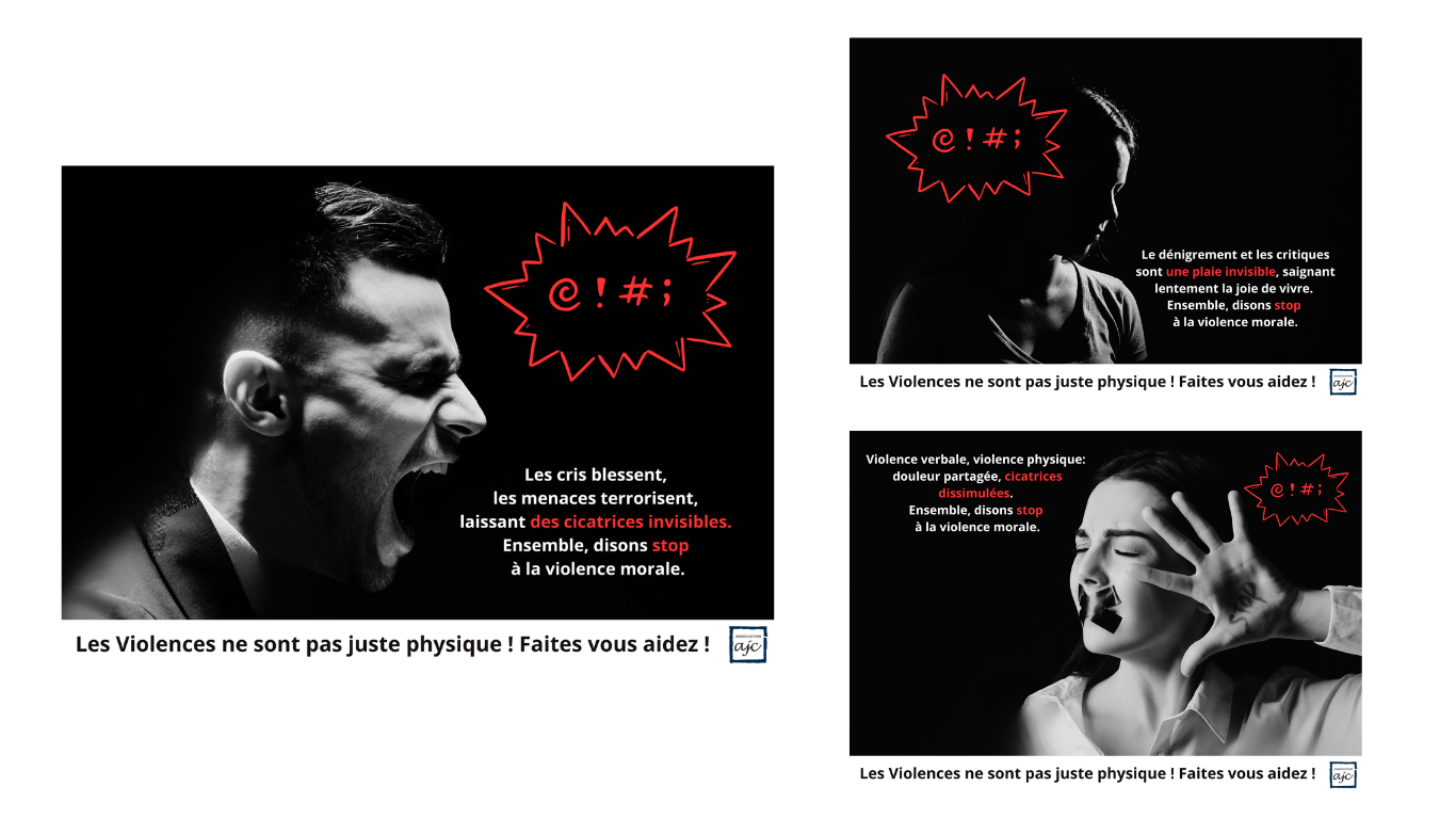 Prévention (2024) : Campagne de prévention, avec modification photographique pour plus d’impacte.